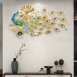 Đồng hồ chim công nằm ngang