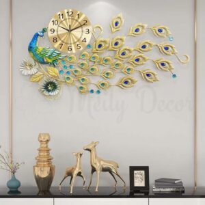 Đồng hồ chim công nằm ngang