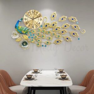 Đồng hồ chim công nằm ngang