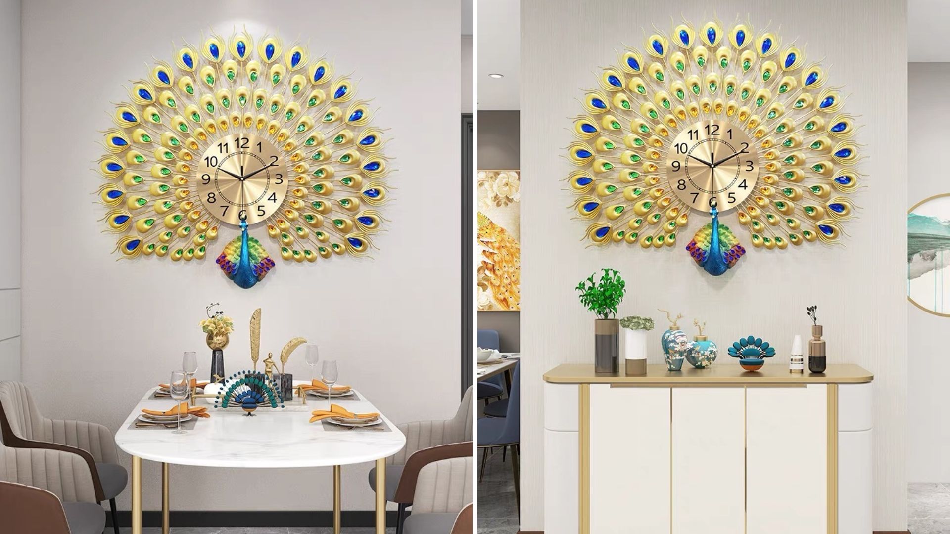 Thông số kỹ thuật đồng hồ chim công xòe đuôi vàng