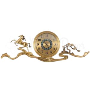 Đồng hồ cao cấp bằng đồng ngựa vàng